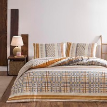 Emdeco Merald Flanel Standart Flanel Nevresim Takımı, Bej, Çift Kişilik