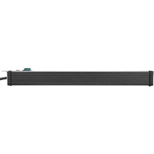 Uray Home Premium-, Çoklu Priz 8 Kat – 19 " Format Için Ideal Serverschraenke (Şalter ve 3 M Kablo) Renk: Açık Gri/siyah