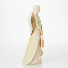 Uray Home Temeller Emeklilik Melek Taşı Reçine Heykelcik, 22,8 cm