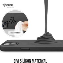 Uray Home Kılıf Ince Sıvı Silikon 3 Katmanlı Tam Kaplamalı Yumuşak Jel Kauçuk Kılıf Kapak, Siyah (15 50)