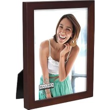 Emdeco Uluslararası Tasarımlar Koyu Ceviz Konsepti Ahşap Resim Çerçevesi, 5x7, Ceviz