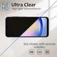 Uray Home Galaxy A25 Privacy (Hayalet) Ekran Koruyucu – 2 Adet - 9h Temperli Cam, Yan Görünme Engelleyici, Tam Kaplama