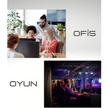 Uray Home Deer Siyah Professional Oyuncu Gaming Mouse Pad,ofis, Kaydırmaz Taban Mouse Pad (30X25 S)