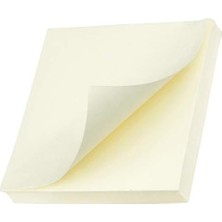 Uray Home Self-Stick Poşet, 3 x 3, Sarı, 100 Sheets/pad, 12 Pads/paket