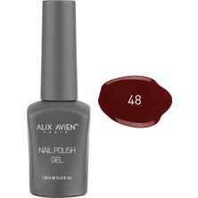 Uray Home Uv Kalıcı Bordo Jel Oje 48 - Gel Polish - 12 ml