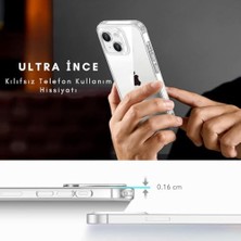 Uray Home 13 ile Uyumlu Şeffaf ve Sararmaya Dayanıklı Silikon Kılıf, Ince ve Yumuşak Model (13)