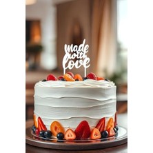 Uray Home Aşk Doğum Günü Pastası Süsleme, Pasta Süsü, Yeniden Kullanılabilir, OCT73