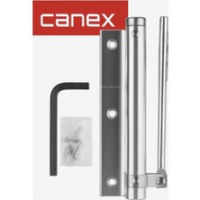 Uray Home Kapı Itme Yayı, Ayarlanabilir Kapanma ve Çarpma Hızı, 162 Mm, 25-45 kg Taşıma Kapasiteli, Ahşap ve Metal Kapılar Için, 1000 mm Kapı Genişliği Uyumu, Sessiz, Otomatik Kapanma (Canex, 162 Mm)