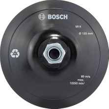 Emdeco 125 mm M14 Kağıt Zımparalar Için Taban