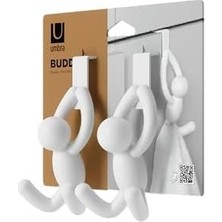Uray Home Buddy'de Ayrıca Kapaklar ve Çekmeceler Için Kapı Üstü Kancası Da Bulunmaktadır, Beyaz, 2'li Set