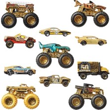 Uray Home ® Trucks Bigfoot Şampiyonları Araba ve Kamyon Çoklu Arabalar, Metal Bigfoot, 5-Alarm, Shaker, -Wrex, Tiger ve 6 Araba, JDW07