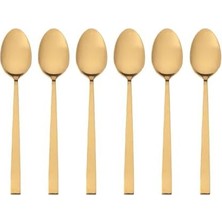 Uray Home Quantum Mat Altın Yemek Kaşığı 20 cm 6 Adet