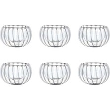Uray Home 6’lı Cam Kase Seti – Dayanıklı, 6 cm Çaplı, Çok Amaçlı Şık Sunum Kaseleri, Çerez, Sos, Tatlı ve Çay Yanı Ikramlık Için