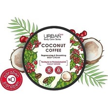 Uray Home Coconut Coffee Yenileyici ve Pürüzsüzleştirici Vücut Kremi 200 Ml- Vegan