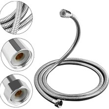 Uray Home - 170CM Ekstra Uzun Abs Rakorlu, Çift Kenetli Duş Spirali/patlamaya Dayanımlı, Paslanmaz Banyo Duş Hortumu (%100 Yerli Üretim)