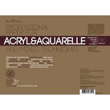 Uray Home Bruno Visconti Suluboya ve Akrilik Resim Kağıdı, Dosyalı. (Millimeters, 283X204)