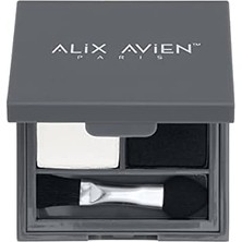 Uray Home Göz Farı - Duo Eyeshadow 201 Pearly White & Black  3 G