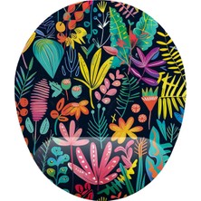 Uray Home Çiçek Desenli Bilek Destekli Mouse Pad