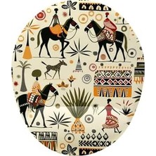 Uray Home Afika Tasarım Bilek Destekli Mouse Pad
