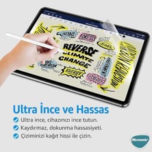 Uray Home iPad Air 11 2024 (A2902-A2903) Kağıt Dokulu Mat Ekran Koruyucu [ipad Air 11 2024 ile Uyumlu Ekran Koruyucu - Şeffaf]