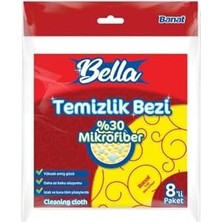 Uray Home %30 Mikrofiberli Temizlik Bezi 8'li Paket