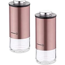 Uray Home Stora Plus Rosegold Tuzluk Biberlik Seti