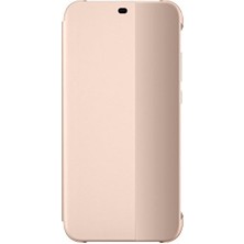 Uray Home P20 Lite Smart View Flip Cover Kılıf, Pembe