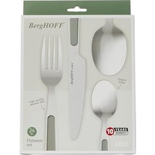 Uray Home Leo Balance 24 Parça Çatal Kaşık Bıçak Set Moonmist