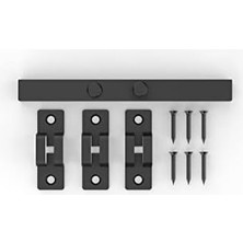 Uray Home N166-033 7.8 "endüstriyel Siyah Kapı Mandalı