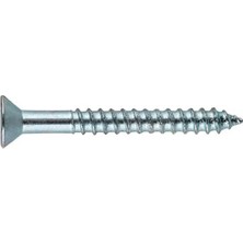 Uray Home The Group 40037 6-Inç x 2-1/2-Inç Düz Başlı Phillips Ahşap Vida, 100'LÜ Paket, Çinko