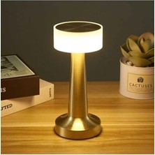 Uray Home Şarjlı Masa Lambası Dimmerli Dekoratif Denver Dokunmatik Yemek Masası Lambası