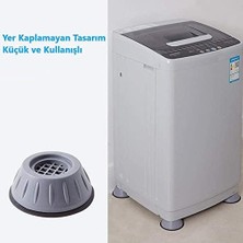 Emdeco 4’lü Gürültü ve Titreşim Önleyici Makine Ayağı Pedleri, Kaymaz Stoper Ayak Seti, Çamaşır Makinesi, Bulaşık Makinesi, Kurutma, Kanepe ve Beyaz Eşya Için Koruyucu Ped