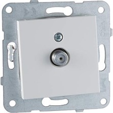 Uray Home /merid Beyaz Uydu Prizi F KON-10DB Meka+Düğ/k