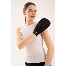 Uray Home Premium Siyah 3'lü Kese Seti, Peeling Eldiveni, Yüz KESESI%100 Floş Ipek Normal,orta,hassas Ciltler