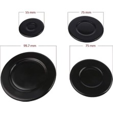 Uray Home Tüm Marka ve Modellere Uyumlu Ocak Bek Şapkası Takımı 4'lü Set