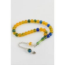 Zero Land Zengemtx Renkli Plastik Tesbih 9 mm - Bordo