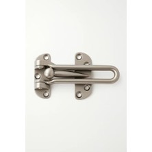 Emdeco Döküm Kapı Emniyet Kilidi, Ayarlanabilir, Kapı Emniyet Kelepçesi, 10 Cm, Renk Seçenekli, Yarım Açılabilir, Güvenlik Kilidi, Kolay Montajlı, Kilit Aksesuarı