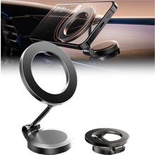 Emdeco Manyetik Araç Içi Telefon Tutucu Güçlü Mıknatıslar Titreşime Dayanıklı Magsafe ile Uyumlu Telefon Tutucu Araç Içi Telefon Tutucu Kompakt 15 14 13 12 11 Pro Max/plus Uyumlu (360° Manyetik)