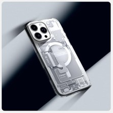 Emdeco 16 Pro ile Uyumlu Ince Magsafe Kılıf Ultra Hybrid Sararma Karşıtı DURACLEAR™ Hava Kanalı TEKNOLOJISI™ Askeri Sınıf Koruma Magfit Zero One Tasarım Kapak - ACS08136