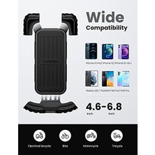 Uray Home Bisiklet Telefon Montaj Motosiklet Telefon Tutucu Bisiklet Dağ Motosiklet Gidon Standı 13 Pro Max 12 11 Xs Xr 8+ 7 6, Galaxy S22 S21 S20 A71 A51 Piksel ile Uyumlu