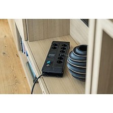 Uray Home Premium- Duo Serisi 5 Yıl Garantili 60.000 Amper Akım Korumalı Özellikli 8 Soketli 3 Metre Kablolu Priz