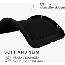 Uray Home - 16 Pro Max ile Uyumlu Kılıf Kamera Korumalı Kartlıklı Cüzdanlı Yumuşak Renkli Silikon Kapak Içi Kadife