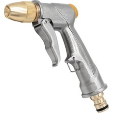 Emdeco Çok Fonksiyonlu Çelik Basınçlı Bahçe Sulama Tabancası, 6-8 Modlu, Metal Gövdeli