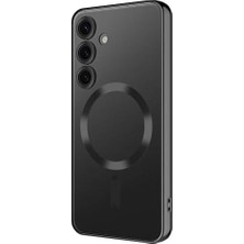 Uray Home Galaxy S24 Plus ile Uyumlu Kılıf Siyah Lime Kablosuz Şarj Özellikli (Galaxy S24 Plus ile Uyumlu, Siyah)