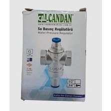 Uray Home Candan Su Basınç Regülatörü, 3/4 Inç, Basınç Düşürücü Valf, Rekorsuz