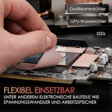 Emdeco Thermal Grizzly Minus Pad 8 Isı Iletken Macunu 8 W/m·k - Isı Iletken Macun (30 Mm, 30 Mm, 0,5 Mm, -100-250 °c)