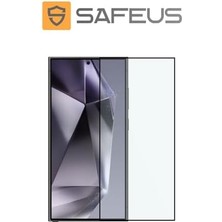 Emdeco Safeus Tam Kaplayan Parmak Izi Bırakmayan Safir Ekran Koruyucu Cam, S24 Ultra Ile Uyumlu