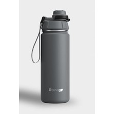 Uray Home 1 Hand Leak-Proof Sızdırmaz Çelik Termos 500 ml Grey ST-209