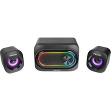 Uray Home MD-511 5W+3W×2 USB Rgb Ledli 2.1 Gaming Oyuncu Ses Ayarlı Speaker Hoparlör