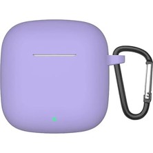 Uray Home Freebuds Se 2 Ile Uyumlu Yumuşak Kapak Darbeye Karşı Koruma Yıkanabilir Konut Anti Toz Kılıfı Lila Renk